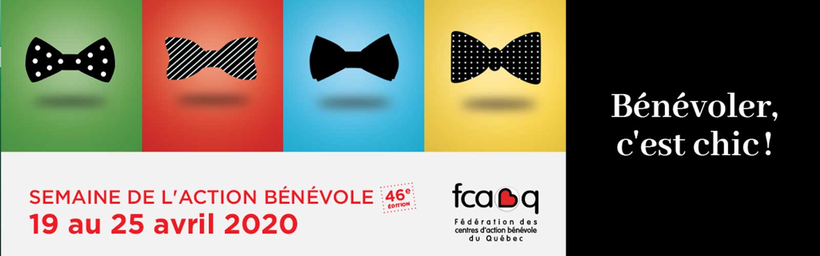 Semaine de l’action bénévole du 19 au 25 avril 2020