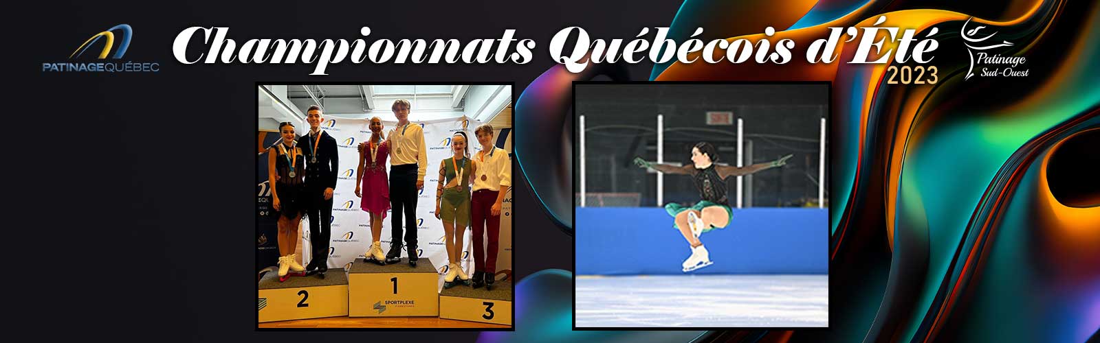 Résultats des patineurs de la région Sud-Ouest aux Championnats québécois d’été 2023